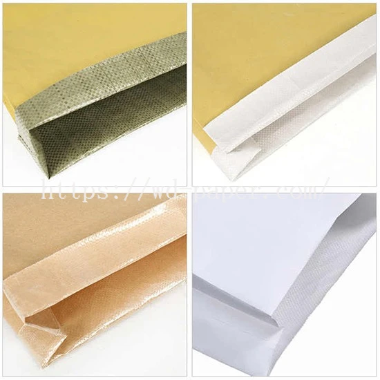 kraft paper laminated pp woven bags